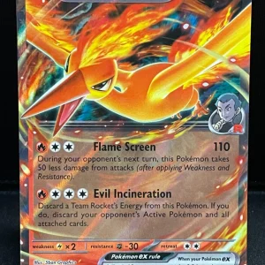 Pokémon TCG - 031/182 Team Rocket's Moltres ex Destined Rivals Holo