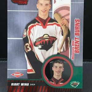 2003-04 Pacific Invincible Red #114 Brent Burns 209/850 Minnesota Wild