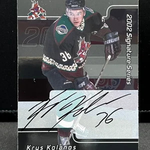 2001-02 Be A Player Frist Signature Series AUTO #243 Krys Kolanos - Phoenix